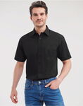 Men's Short Sleeve Classic Polycotton Poplin Shirt