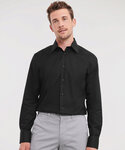 Long sleeve easycare tailored Oxford shirt