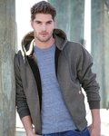 Crossfire Heavyweight Power Fleece Hooded Jacket with Thermal Lining