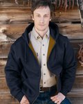 Crossfire Heavyweight Power Fleece Hooded Jacket with Thermal Lining Tall Sizes