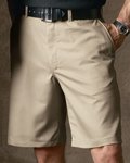 Plain Front Shorts