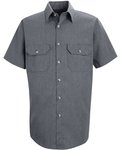 Heathered Poplin Uniform Shirt