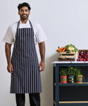 Striped bib apron