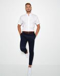 Tailored Fit Short Sleeve Premium Oxford Shirt