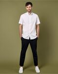 Tailored Fit Short Sleeve Premium Oxford Shirt