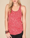Women's Printed Meegs Eco-Jersey Racerback Tank