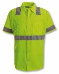 High Visibility Safety Short Sleeve Work Shirt