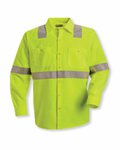 High Visibility Safety Long Sleeve Work Shirt