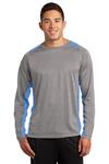 Long Sleeve Heather Colorblock Contender Tee