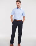 Men's Short Sleeve Tailored Herringbone Shirt