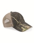 Washed Brushed Mesh-Back Camo Cap