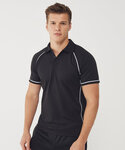 Piped performance polo