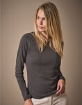 Ladies' Long Sleeve Interlock Tee