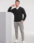 Men's V-Neck Knitted Pullover