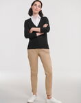 Ladies'  V-Neck Knitted Cardigan
