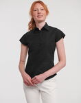 Ladies' Short Sleeve Fitted Stretch Shirt
