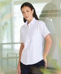 Women's short sleeve classic Oxford shirt