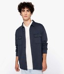 Native Spirit Faded Brushed Fleece Overshirt