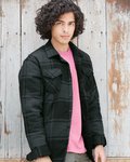 Quilted Flannel Shirt Jacket