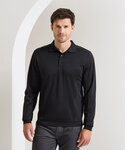 Long sleeve Coolchecker® piqué polo