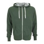 Unisex Heather French Terry Full-Zip Hoodie
