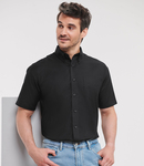 Russell Athletic Collection Short Sleeve Easy Care Oxford Shirt