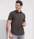 Russell Athletic Collection Short Sleeve Easy Care Fitted Shirt