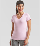 Fruit of the Loom Lady Fit Value V Neck T-Shirt