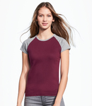 SOL'S Ladies Milky Contrast Baseball T-Shirt