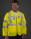 Hi-Vis Executive Long Sleeve Waistcoat