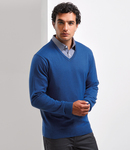 Premier Knitted Cotton Acrylic V Neck Sweater