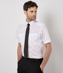 Kustom Kit Short Sleeve Tailored Pilot Shirt