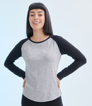 SF Clothing Ladies Long Sleeve Baseball T-Shirt