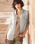 Women's Solid Flannel Shirt