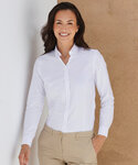 Women's modern long sleeve Oxford shirt