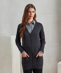 Women's longline knitted cardigan