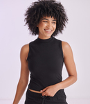 SF Clothing Ladies High Neck Crop Vest
