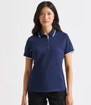 Premier Ladies Contrast Coolchecker® Piqué Polo Shirt
