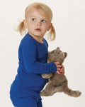 Toddler Baby Rib Pajama Long Sleeve Top