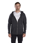 Unisex USA Made Long-Sleeve Full-Zip Hoodie T-Shirt