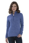 Dynamic Heather Fleece 1/2 Zip Ladies' Sweatshirt