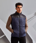 Domain two-tone gilet