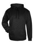 Line Embossed Hooded Sweatshirt