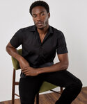 Poplin shirt short-sleeved (tailored fit)
