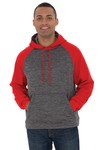 Dynamic Heather Fleece Two Tone Hoodie