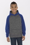 Dynamic Heather Fleece Two Tone Youth Hoodie