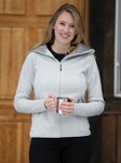 Dry Tech Water Resistant Fleece Full Zip Hooded Ladies' Jacket