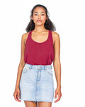 Ladies' USA Made Sheer Cropped Racerback Tank Top