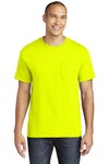 Heavy Cotton 100% Cotton Pocket T Shirt
