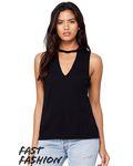 FWD Fashion Women's Flowy Cut Neck Tank